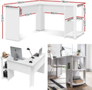Advwin L Shaped Computer Desktops Corner Desk