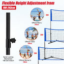 Advwin Volleyball Training Net 3-Level Adjustable Height
