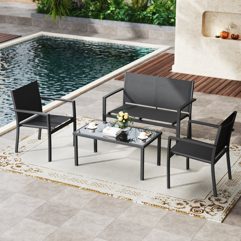 Advwin Patio Furniture Set 4 Pieces