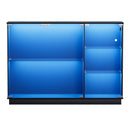 Advwin Glass Display Cabinet w/ 3-Color Sensor LED Light
