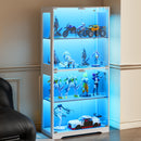 Advwin 4 Tier Display Cabinet Tall Storage