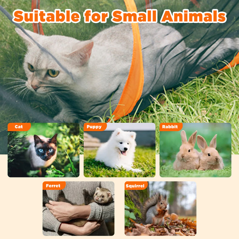 Advwin Outdoor Cat Enclosures Playground with Storage Bag