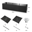 Advwin Raised Garden Bed Galvanised Steel Planter