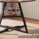Advwin 107cm Round Dining Table 4-6 Seater