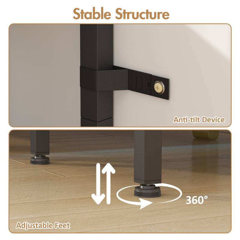 Advwin Bedside Table w/ AC Outlets and USB Ports (Pre-Order)