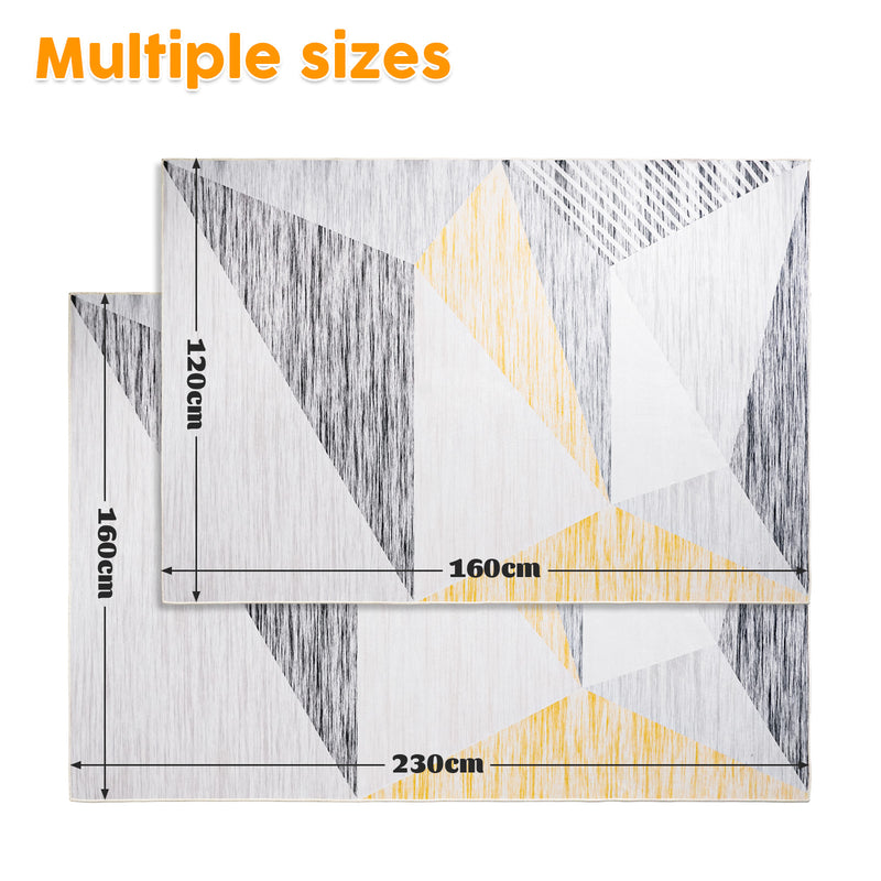 Advwin Floor Mat Rugs Geometric Modern Rug