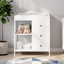 Advwin Baby Change Table with Casters & Drawers