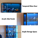 Advwin 4 Tier Display Cabinet Tall Storage