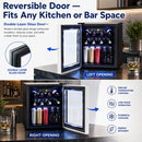 Advwin 46L Digital Mini Beverage Cooler w/ Interior Light