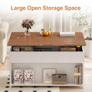 Advwin 95cm Lift Top Coffee Table with Storage Bench