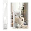 Advwin Aluminum Doggy Door Black Large