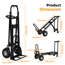 Advwin Portable 4 in 1 Aluminum Hand Truck