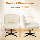 Advwin Armless Office Chair Ergonomic Chair No Wheel