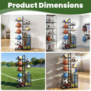 Advwin 7-Tier Sports Ball Storage Rack
