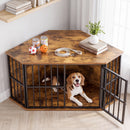 Advwin 42.5" Corner Wooden Dog Crate Furniture