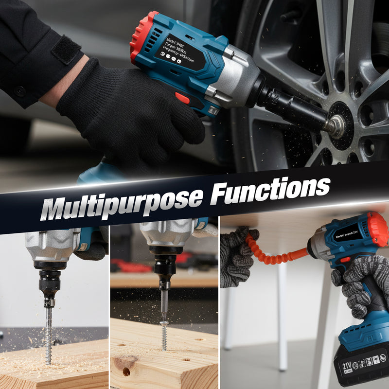 Advwin Electric Drill 3 in 1 Lithium Electric Wrench