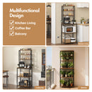 Advwin 6 Tiers Kitchen Bakers Rack with Power Outlet