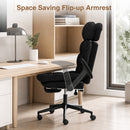 Advwin 135° Reclining Office Chair w/ Footrest & Headrest