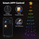 Advwin 204cm Christmas Cone Tree Lights with LED Lights