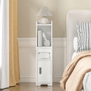 Advwin Slim Bathroom Storage Cabinet with Drawer