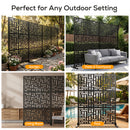 Advwin Geometric Metal Privacy Screen 119x183.5cm