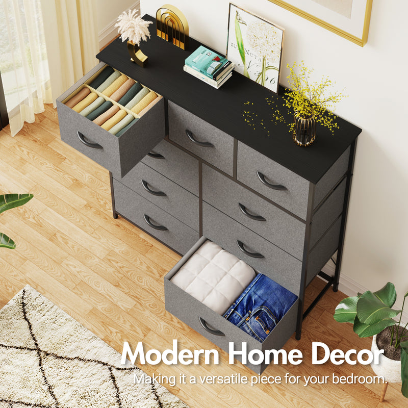 Advwin Chest of Drawers 9 Drawer Storage Cabine
