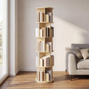 Advwin 5 Tier Rotating Bookshelf 360° Spinning Bookcase