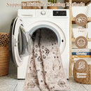 Advwin Vintage Thick Carpet Non-Slip Washable Rug Beige (Pre-Order)