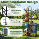 Advwin 7-Tier Sports Ball Storage Rack