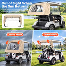 Advwin Universal Golf Cart Rear Bag Rain Cover Set
