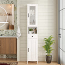 Advwin 170cm Tall Slim Bathroom Storage Cabinet