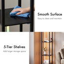 Advwin 5-Tier LED Corner Shelf with Display Storage