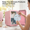 Advwin 8L Mini Makeup Fridge with LED