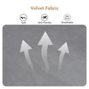 Advwin 2-Seater Velvet Fabric Loveseat Sofa 120cm