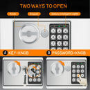 Advwin Digital Security Safe Box with Keypad 0.3ft³