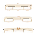 Advwin Dual Monitor Stand Riser Desk Organizer