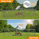 Advwin Metal Chicken Coop Walk-in Poultry Cage 5x1x1.5m