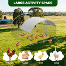 Advwin Outdoor Walk-in Large Metal Chicken Coop