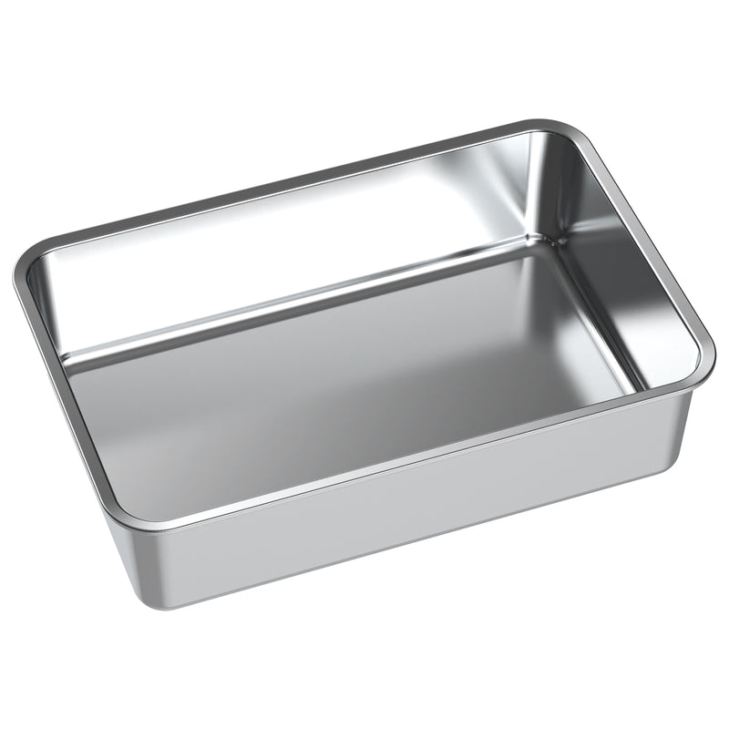 Advwin Stainless Steel Cat Litter Box Large Top Entry