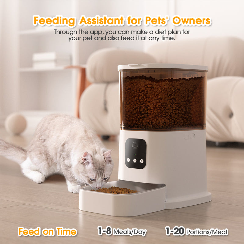 Advwin 6L Automatic Pet Feeder Dog Cat Timing Feeder