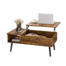 Advwin Lift Top Coffee Table with Hidden Compartment