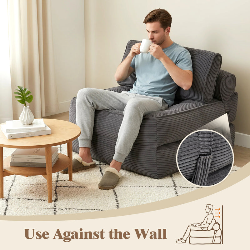 Advwin 3-in-1 Folding Sofa Bed with Pillow