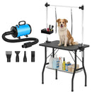 Advwin Dog Hair Dryer Blue & Foldable Pet Grooming Table