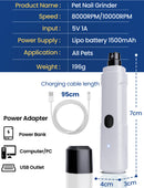 Advwin Electric Dog Nail Grinder Low Noise