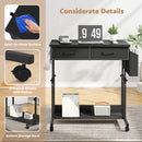 Advwin Portable Rolling Standing Desk Adjustable Height