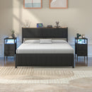 Advwin Bedside Table w/ AC Outlets and USB Ports