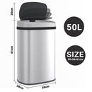 Advwin 50L Motion Sensor Rubbish Bin Automatic