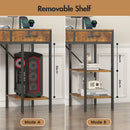 Advwin 120cm Gaming Desk with LED Lights & Drawers