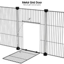 Advwin DIY Pet Playpen with 20 Metal & 24 Transparent Panels