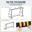 Advwin 3m × 2m Soccer Goal w/ Foam Safety Padding
